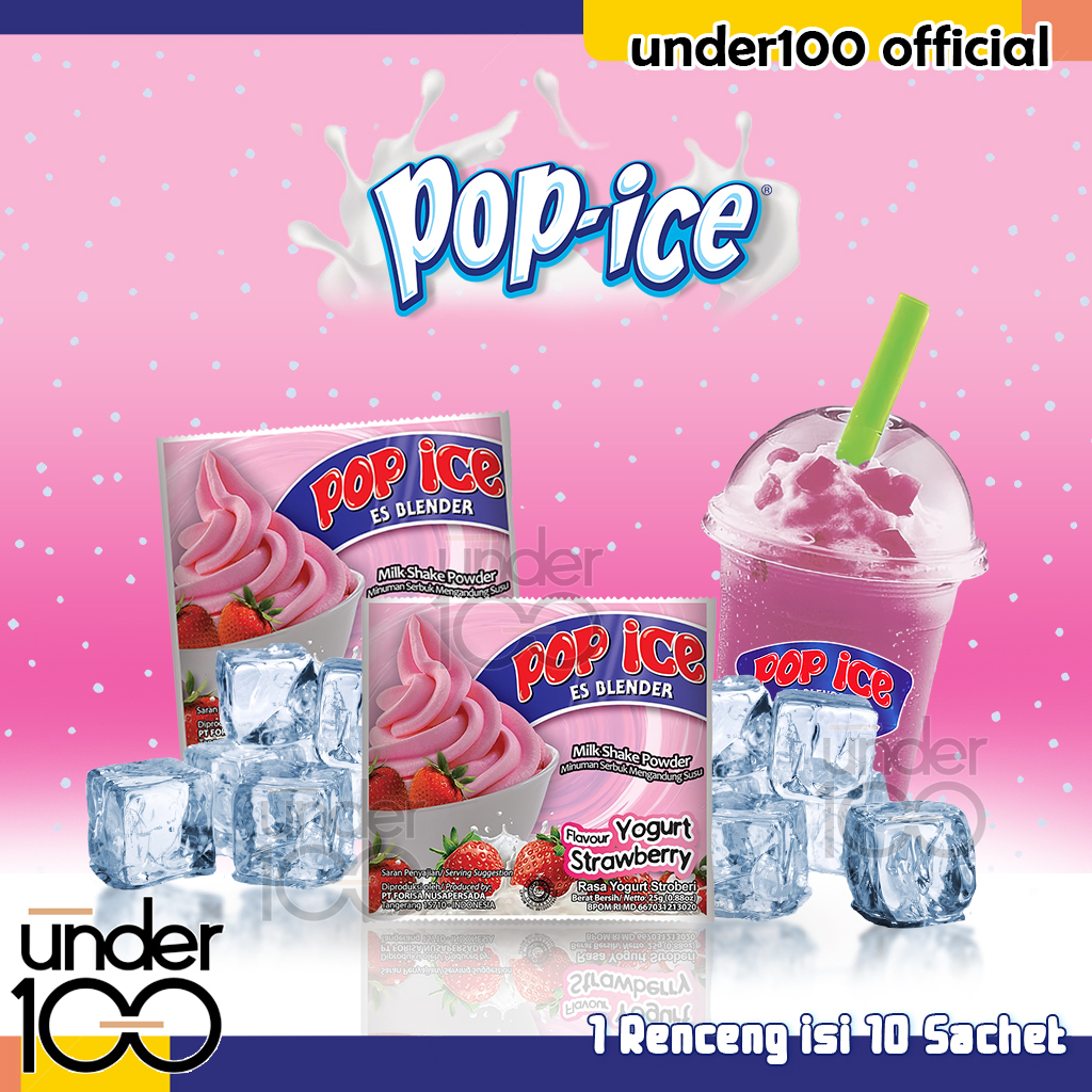

Korzaln Under100 Pop Ice Aneka Rasa Renceng Isi 10 Sachet Minuman Bubuk Bpom