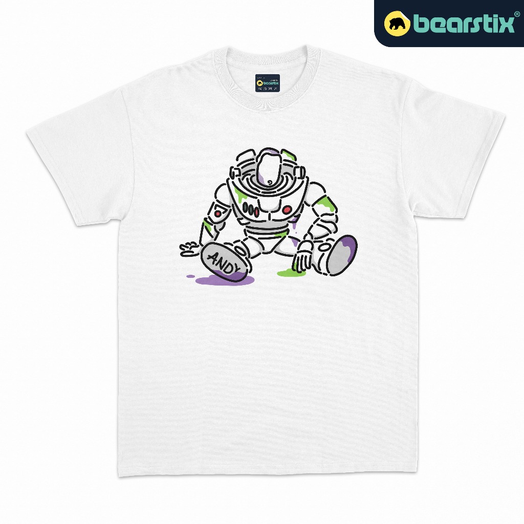 BEARSTIX - Tshirt Buzz Lightyear - Kaos Toy Story - Baju Distro - Tshirt Streetwear