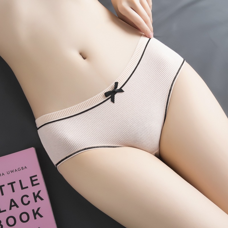 Penny Picky Celana Dalam Pita Low Waist Under Wear Korean Style Bahan Katun Lembut Nyaman Digunakan 