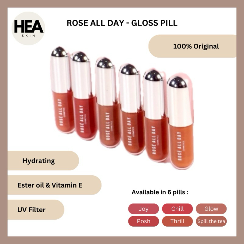 Rose All Day - Lip Gloss Pill