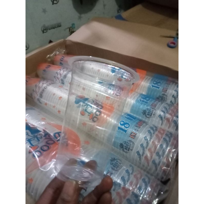 GELAS CUP 18 OZ DATAR MEREK OLALA TEBAL