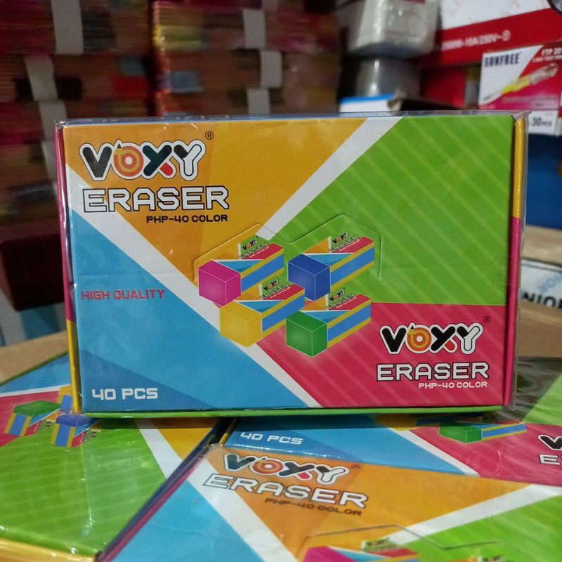 

penghapus voxy warna warni / penghapus pensil premium