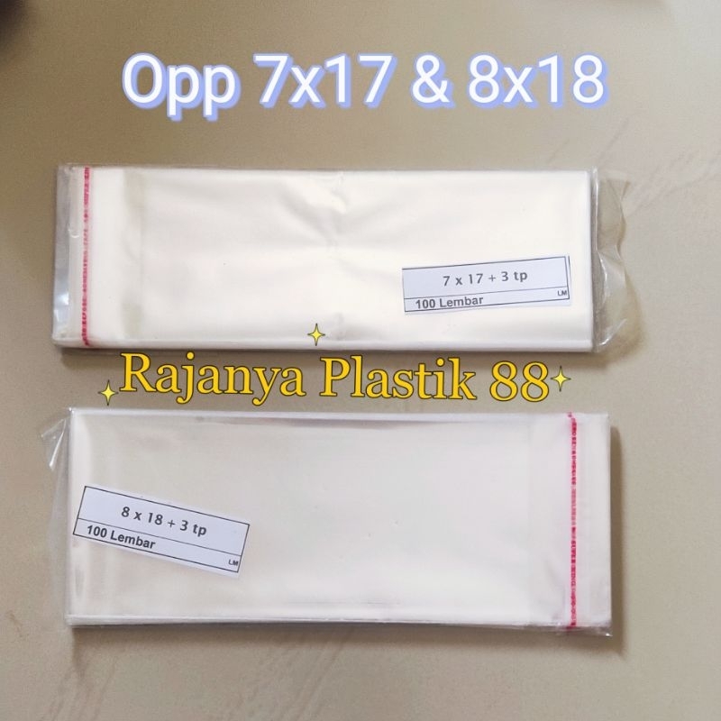 

Plastik Opp Lem 7x17 8x18 Plastik Kantong