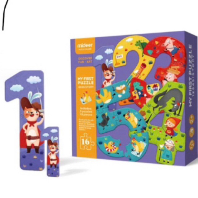Mideer My First Puzzle Series Mainan Kado Edukasi Bayi Balita Anak Usia 2 3 Tahun