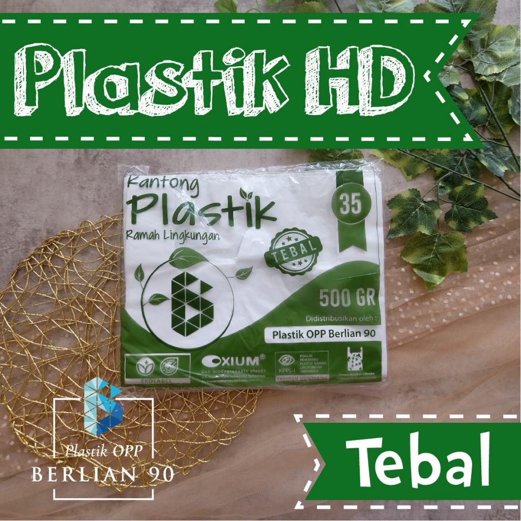 Kantong Plastik Kresek Putih Tebal Oxium 35 | Kantong Plastik | kantong plastik putih | kantong kres