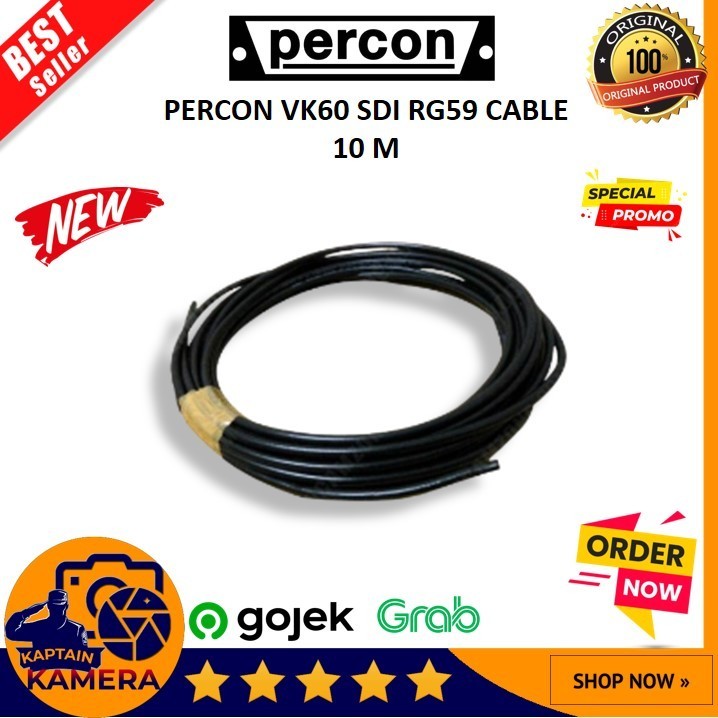 Percon VK60 SDI RG59 Cable 10 M --- PROMO