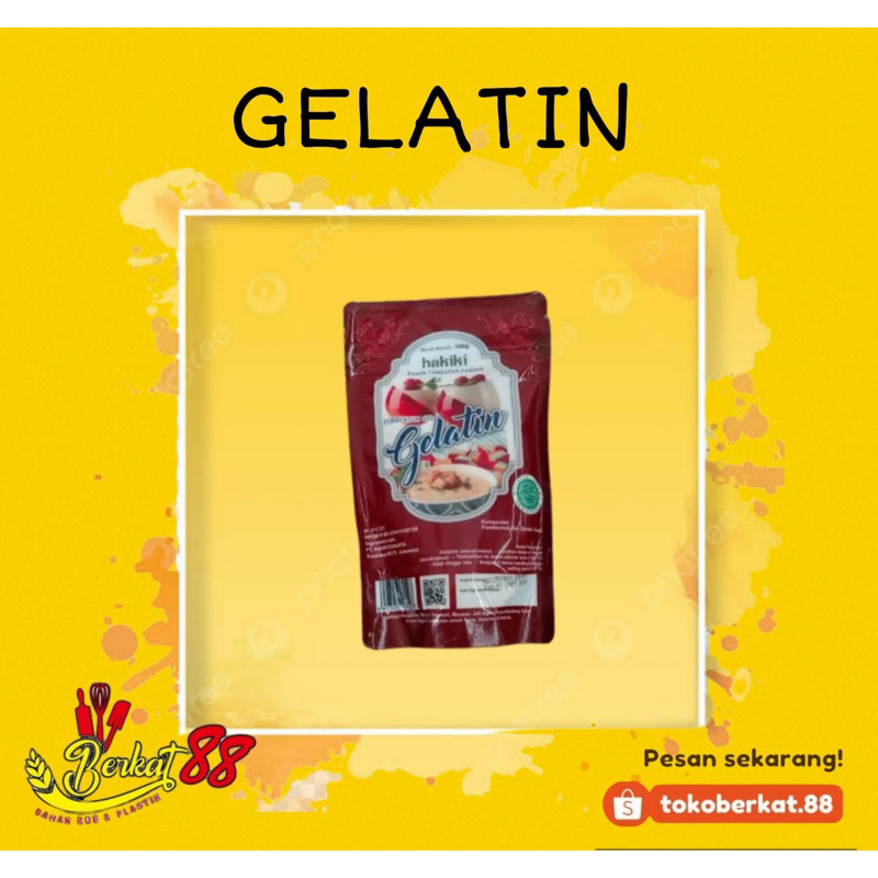 

Gelatin Bubuk Hakiki 100 Gram