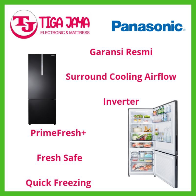 PANASONIC NRBX471CPKD KULKAS 2 PINTU BOTTOM FREEZER NR-BX471CPKD