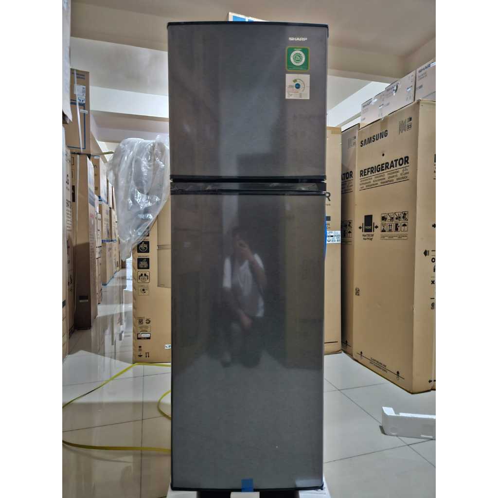 SHARP KULKAS 2 PINTU SJ-316MN-HS NO FROST
