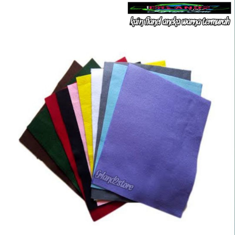 kain flanel meteran bahan prakarya