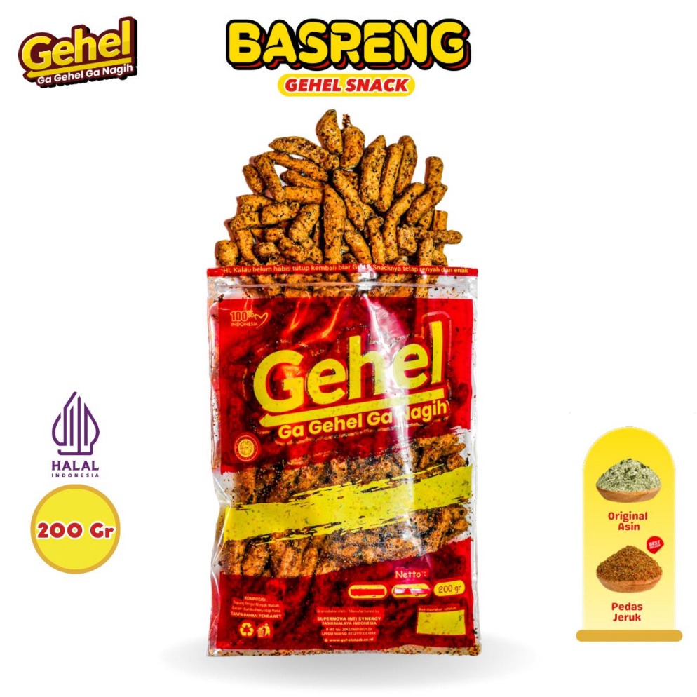 

Best Seller Gehel Basreng 2gr Makanan Ringan N37