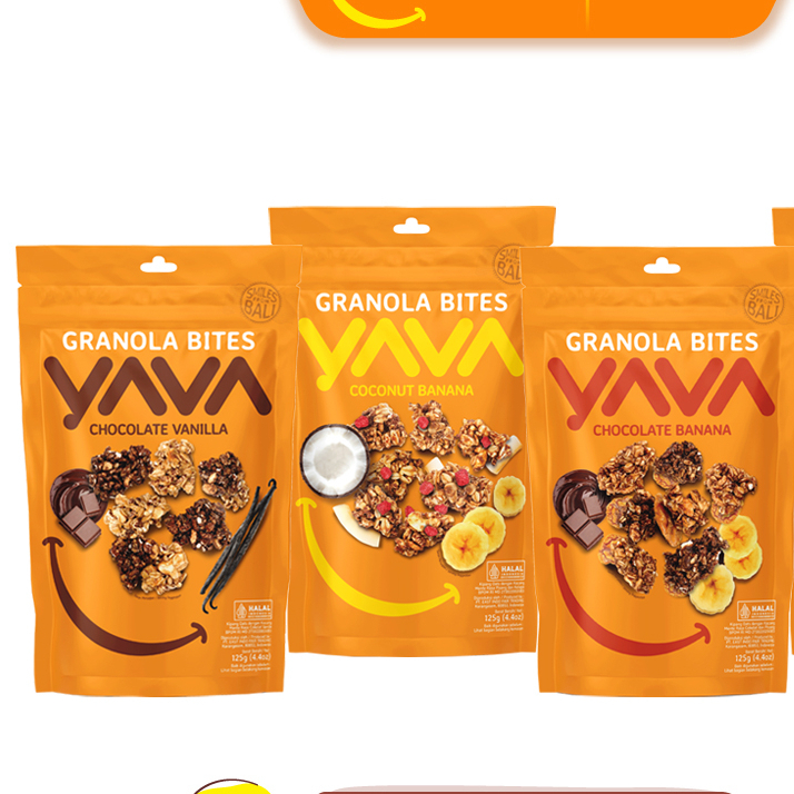 

YAVA Granola Bites 30gr, 35gr, 50gr & 125g