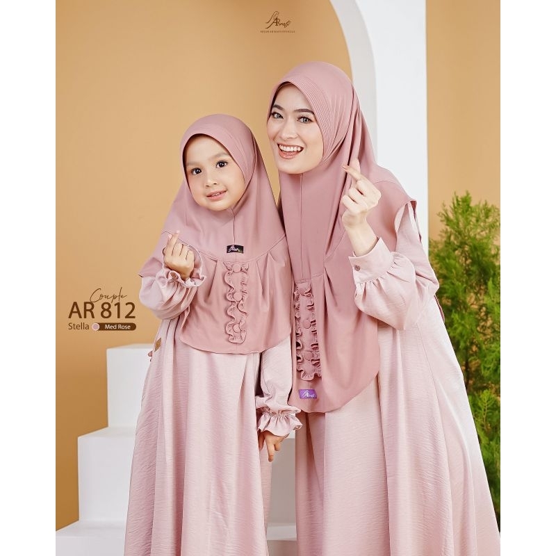 HIJAB ARRAFI TERBARU AR 812 COUPLE MOM AND KIDS