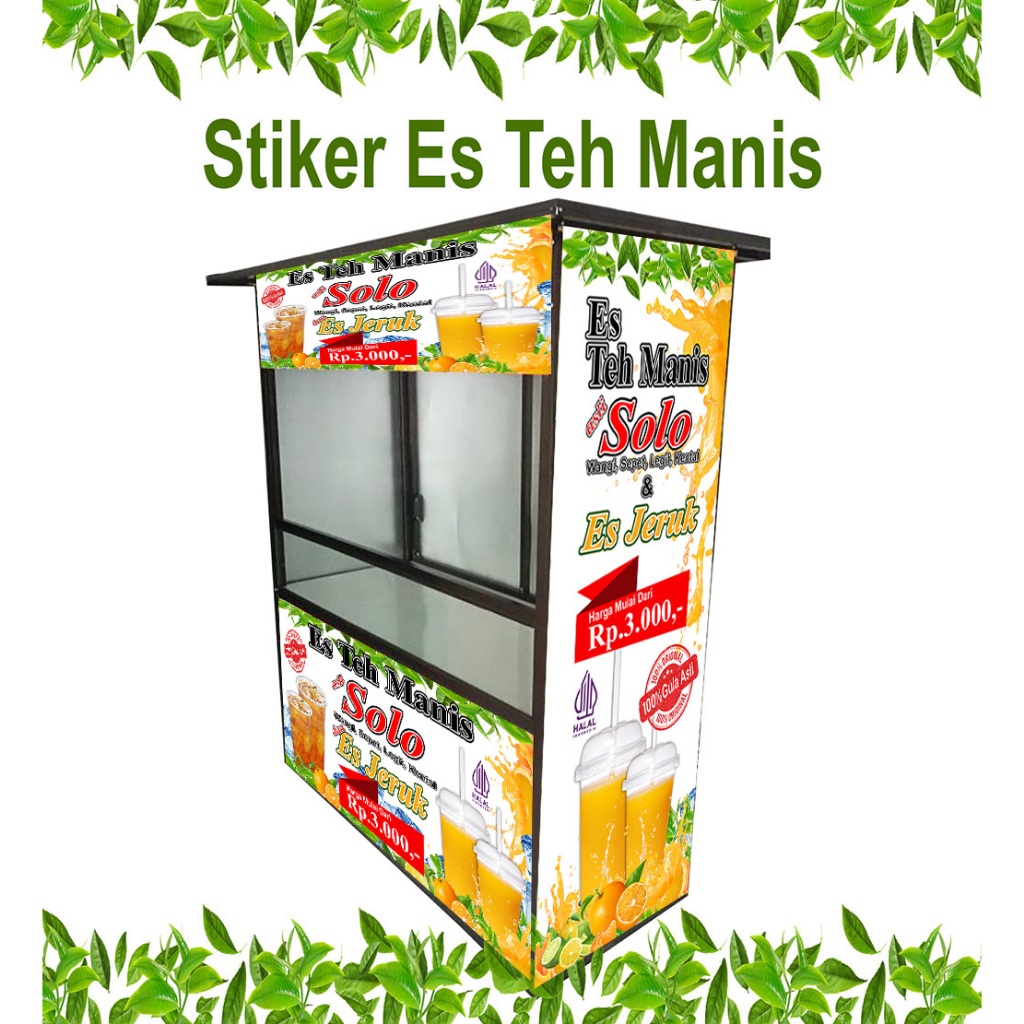 

Stiker gerobak es teh manis solo jeruk