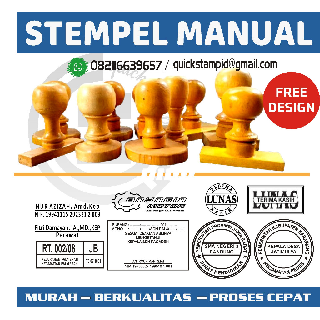 

Stempel Manual Stempel Kayu
