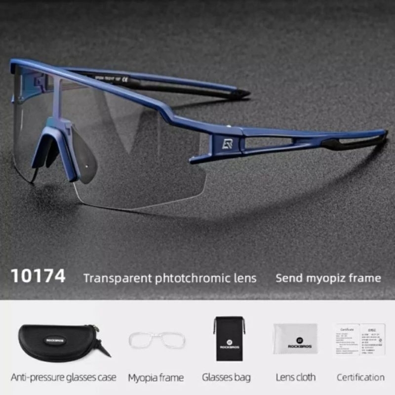 KACAMATA ROCKBROS PHOTOCHROMIC 10174 OUTDOOR / KACAMATA GOWES