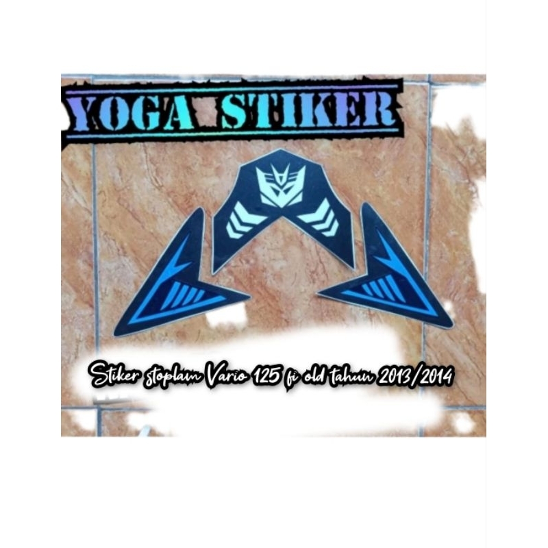 stiker lampu rem belakang sama sein kanan kiri Vario 125 fi old