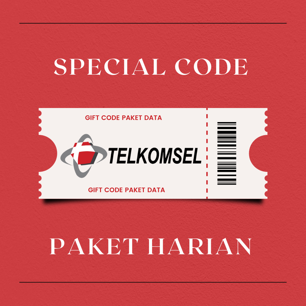 GIFT KARTU TELKOMSEL PAKET DATA BERDURASI 1 HARI 24JAM
