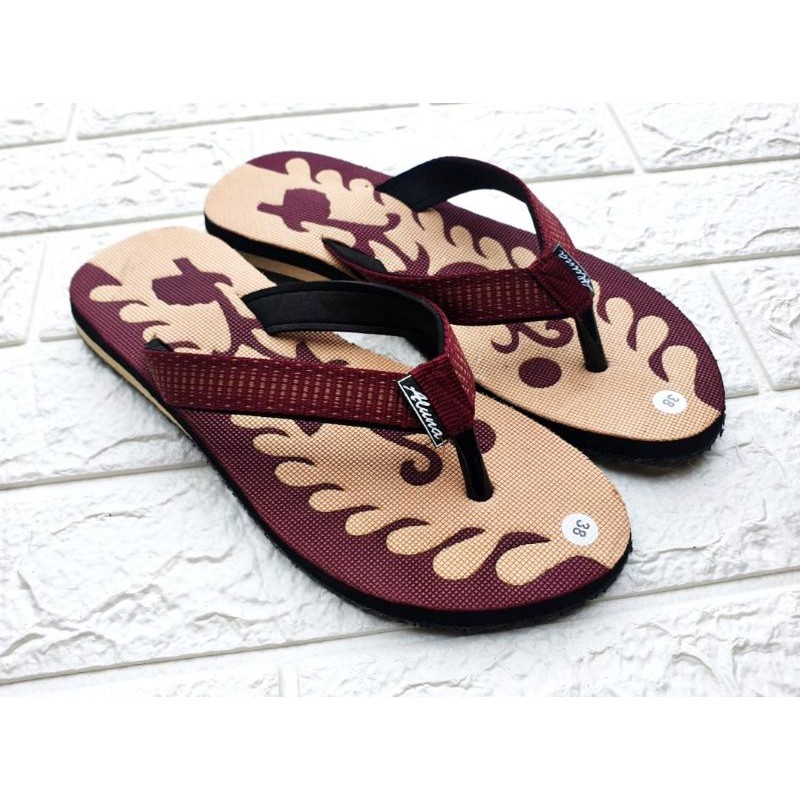 Sandal Wanita/ Sandal Murah/ Sandal Sablon/ Sandal Lucu Murah