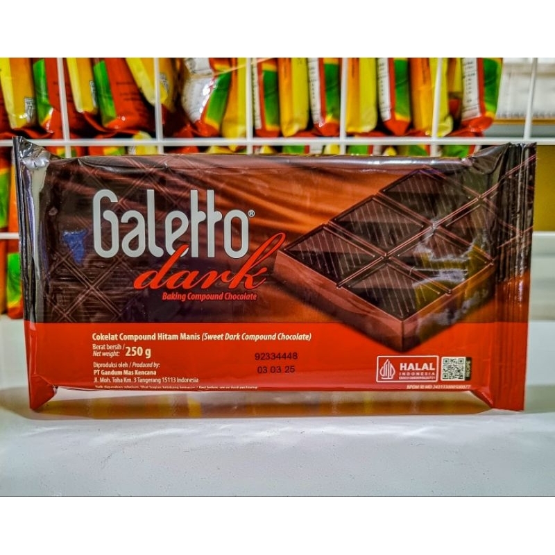 

COKLAT BATANGAN GALETTO 250gr