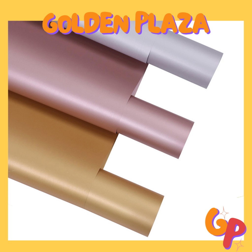 

Kertas Buket Bunga lossy Flower Wrapping Paper Glossy Motif Glossy Gold Rosegold Silver KB6103