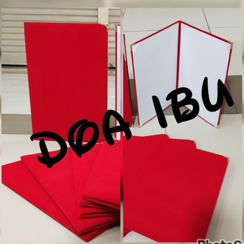 

best seller map sekolah map kantor map bludru upacara bendera warna merah polos