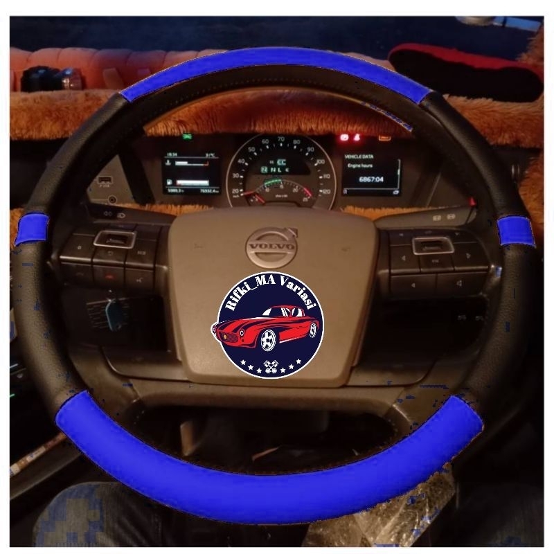 Sarung stir mobil truk Hino lohan Volvo Isuzu giga fvz Hino 500 cover stir mobil truk besar variasi 
