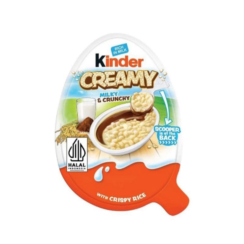 

Kinder Chocolate Creamy 19gr