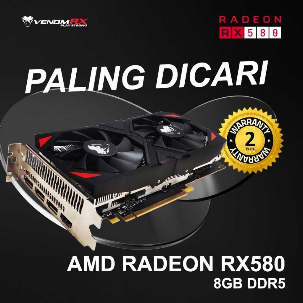 VGA VENOM RX RX580 8GB DDR5 2FAN