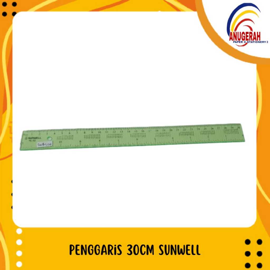 

PENGGARIS 30CM PERKALIAN SUNWELL RL-02 (PCS)