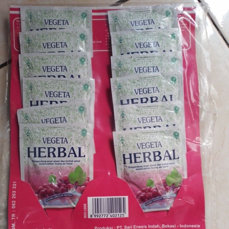 

vegeta herbal 1renteng 12sachet