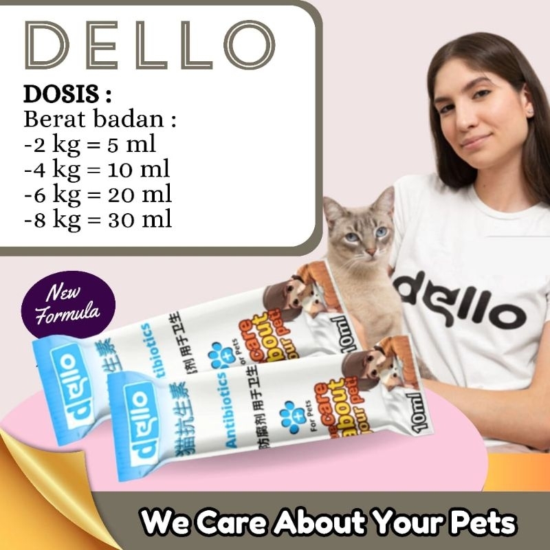 Antibiotik Kucing Antibiotik Cat 10ml Obat Hewan Antibiotik Kucing ANTIBIOTICS Saset