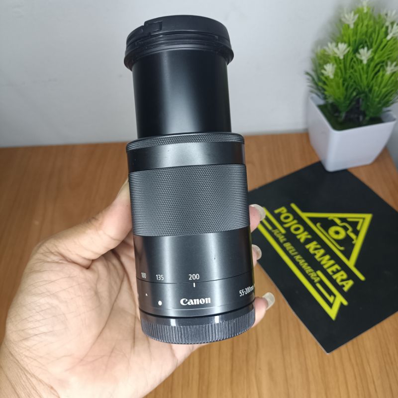 Lensa Canon 55-200mm lensa miroless canon lensa tele canon 55-200 Stm