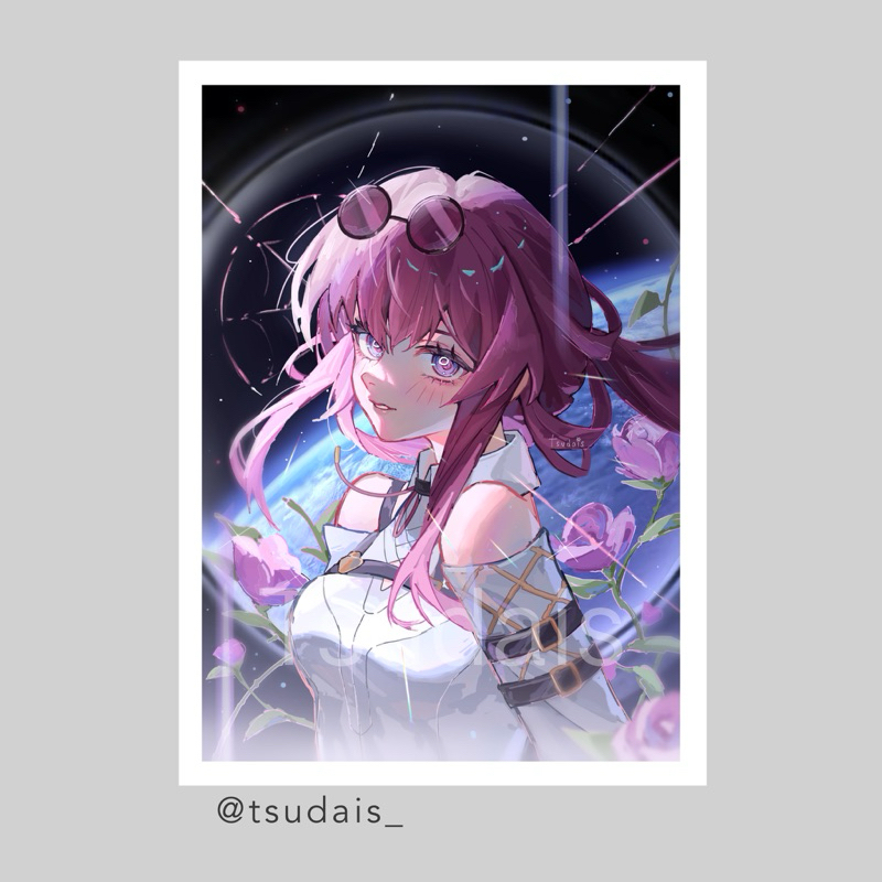 Honkai star Rail art print Kafka