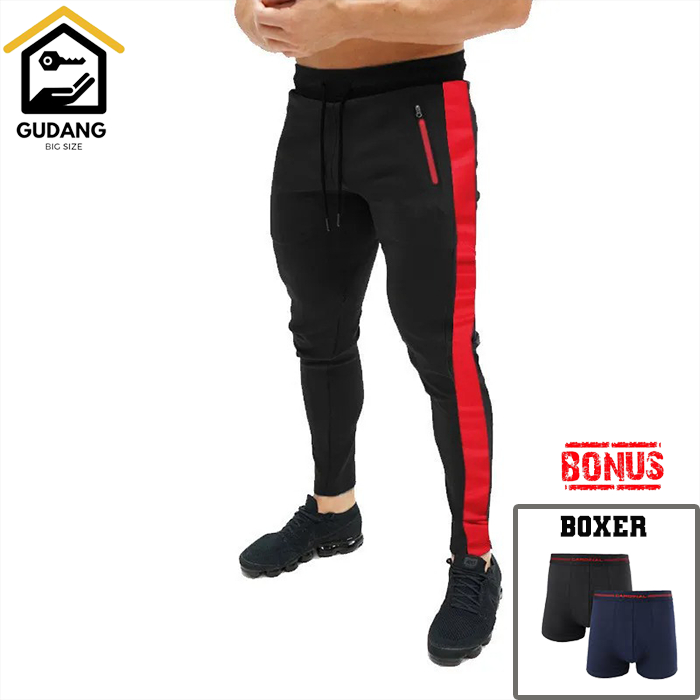 CELANA PANJANG JOGGER PANJANG RESLETING POLOS S-6XL.JOGGER PANJANG
