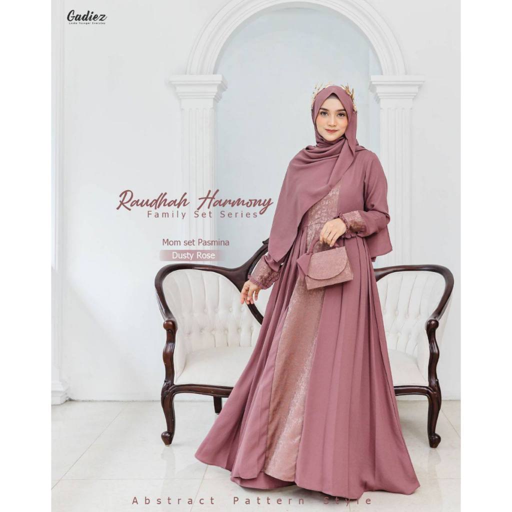 Sarimbit Perdana Gadiez Abstract Pattern Style Raudhah Harmony By Gadiez