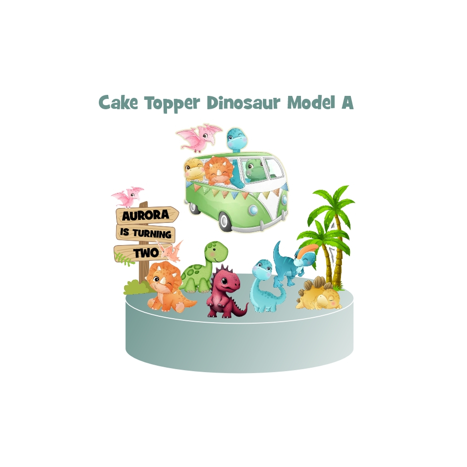 CAKE TOPPER DINOSAURUS