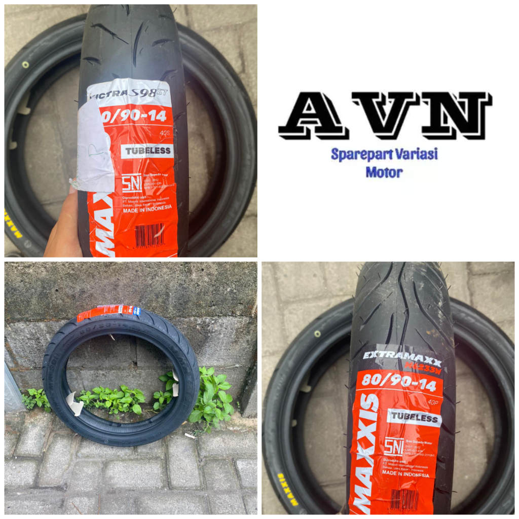 BAN LUAR MAXXIS BAN MATIC 80/90-14 TUBELESS || BAN LUAR MATIC MAXXIS 80/90-14 TUBLESS