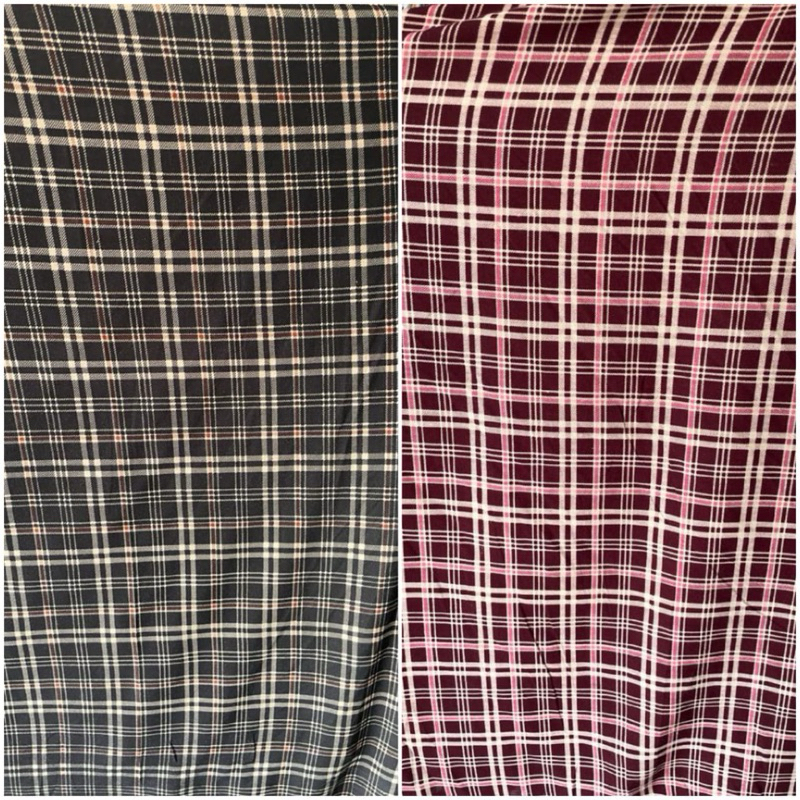 KAIN KATUN RAYON PREMIUM MOTIF KOTAK