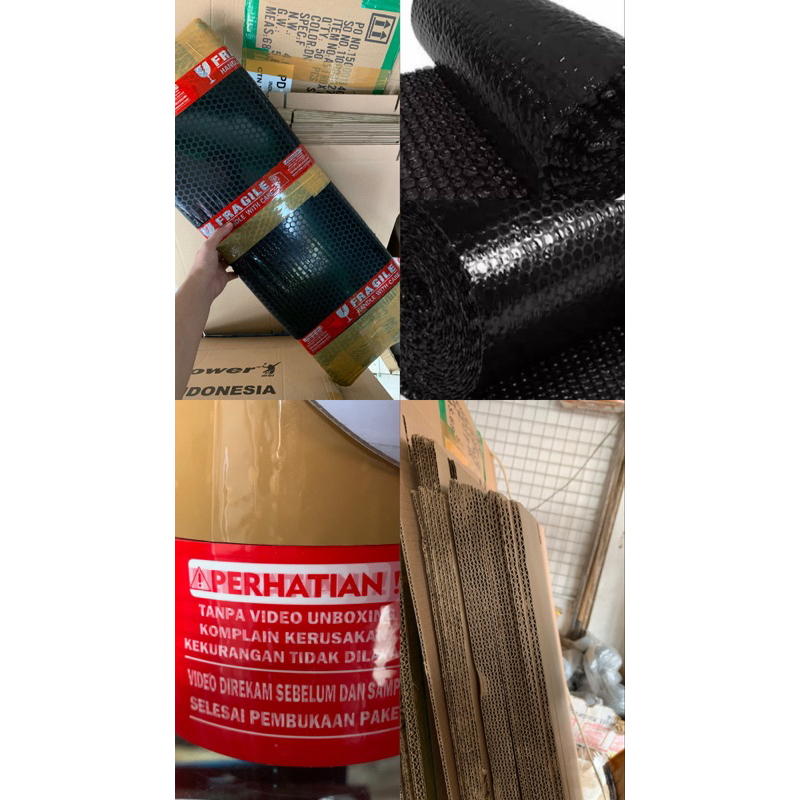 

KARDUS PACKING BUBBLE WRAP FRAGGILE paketan super safety