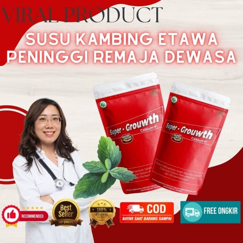 

Super Growth - Peninggi Badan Remaja Dewasa , Susu Peninggi Badan , Suplemen Peninggi Badan , bukan S Grow by riyanpribadi01