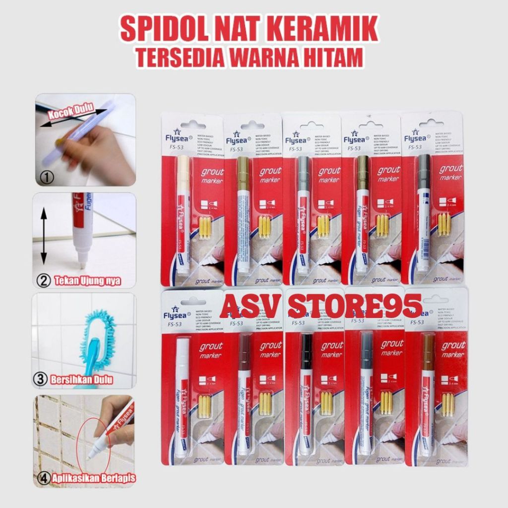 

Spidol Permanen Nat Keramik Kamar Mandi Watterprof