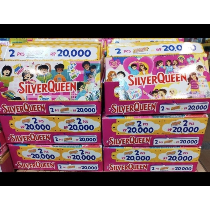 

Silver Queen Buy 1 Get 1 (2×58 gr ) Edisi Valentins