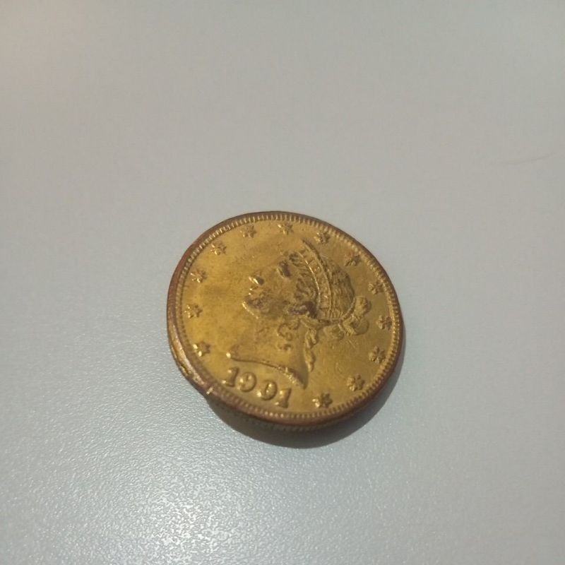koin emas kuno liberty head
