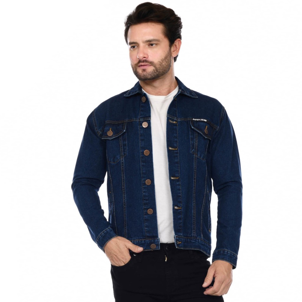 New Product Rafen Jaket Jeans Denim Pria Wanita Unisex Original