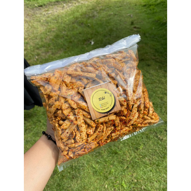 

Basreng daun jeruk pedas & Original 500g