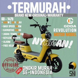 Sepeda Listrik Dewasa Goda 147B Garansi Resmi - GODA OFFICIAL STORE MALANG MITRA EBIKE SEJATI