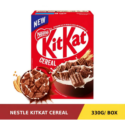 

Nestle Kitkat Cereal Sereal Kit Kat 330g Impor Singapore Product of United Kingdom