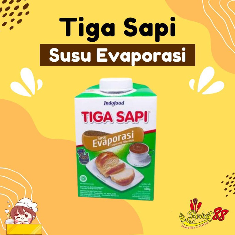 

Tiga Sapi Susu evaporasi 500 gr