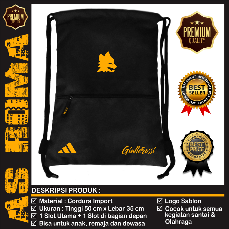 TAS SERUT DRAWSTRING BACKPACK AS ROMA